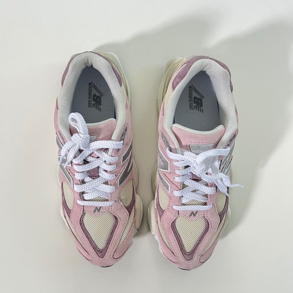 New Balance 9060 Sneaker in Rose Sugar, Angora, & Ice Wine - Picture 2 of 10